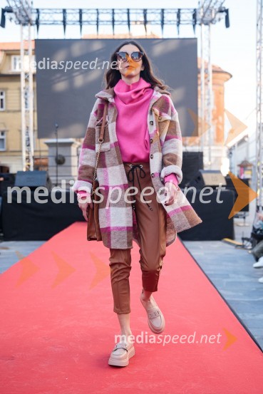 Modna revija in zaključek dogodka Kr`petek v Kranju