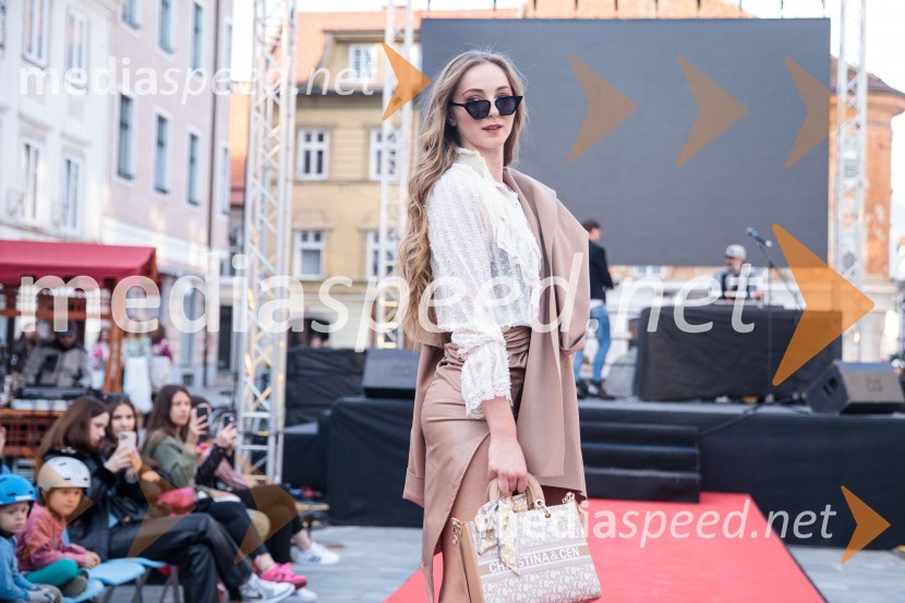 Modna revija in zaključek dogodka Kr`petek v Kranju