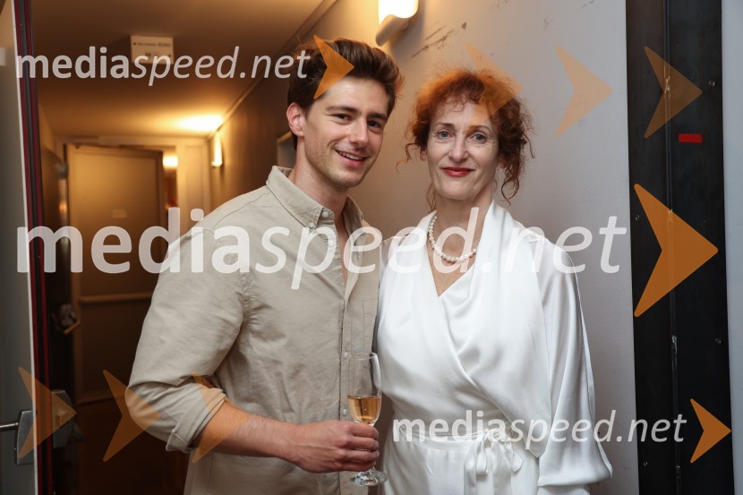  Matej Zemljič, igralec;  Saša  Pavček, igralka, Predsednica združenja dramskih umetnikov Slovenije, prejemnica Borštnikovega prstanaOtroci, premiera drame