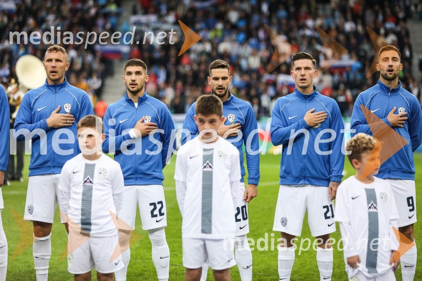  Jasmin Kurtić, nogometaš, Spal;  Adam Gnezda Čerin, nogometaš, NK Domžale;  Petar Stojanović, nogometaš, GNK Dinamo Zagreb;  Benjamin Verbič, nogometaš, Dinamo Kijev;  Andraž Šporar, nogometaš, ŠK Slovan BratislavaLiga Narodov, Slovenija - Norveška