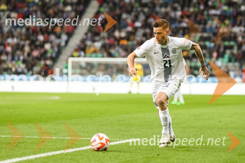  Benjamin Verbič, nogometaš, Dinamo KijevLiga Narodov, Slovenija - Norveška