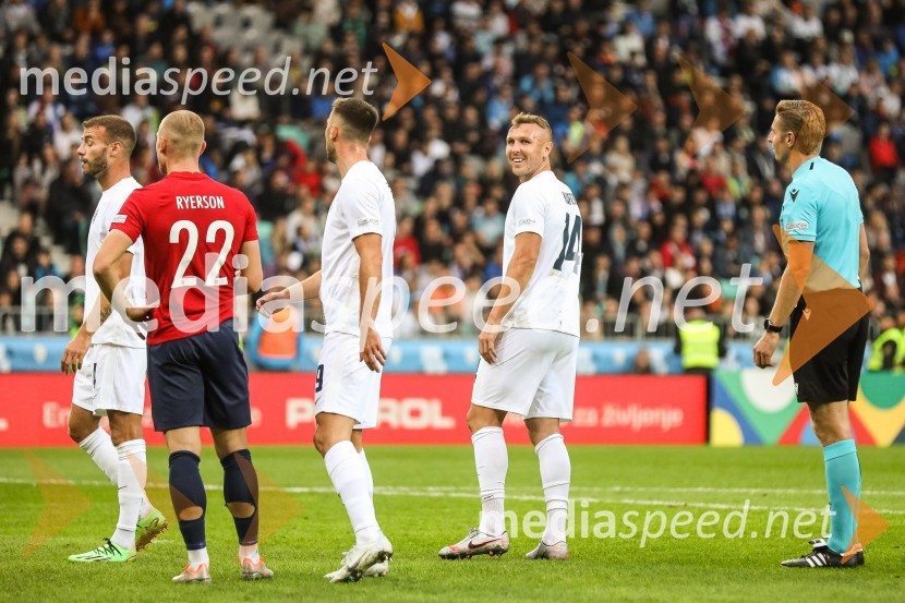  ... ;  Miha Blažič, nogometaš, NK Domžale;  Andraž Šporar, nogometaš, ŠK Slovan Bratislava;  Jasmin Kurtić, nogometaš, Spal;  ... Liga Narodov, Slovenija - Norveška