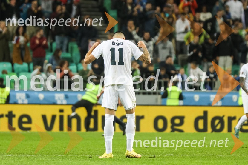  Benjamin Šeško, nogometašLiga Narodov, Slovenija - Norveška