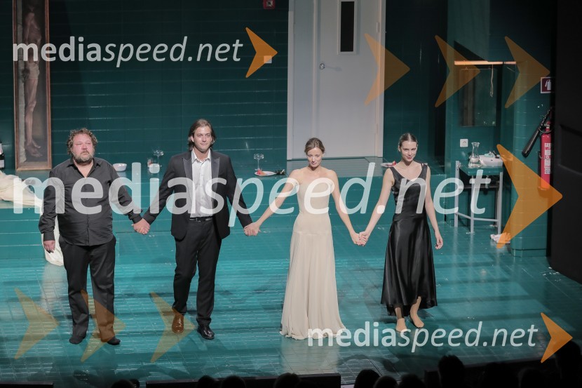  Primož Pirnat, igralec;  Filip Samobor, igralec;  Ajda Smrekar, igralka;  Klara Kuk, igralka, manekenkaIdiot, premiera drame in podelitev Delovih nagrad