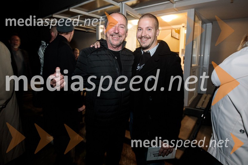  Ciril Roblek, inspicient PGK;  ... Zaprta študija. »New Constructive Ethics«, premiera v Prešernovem gledališču Kranj