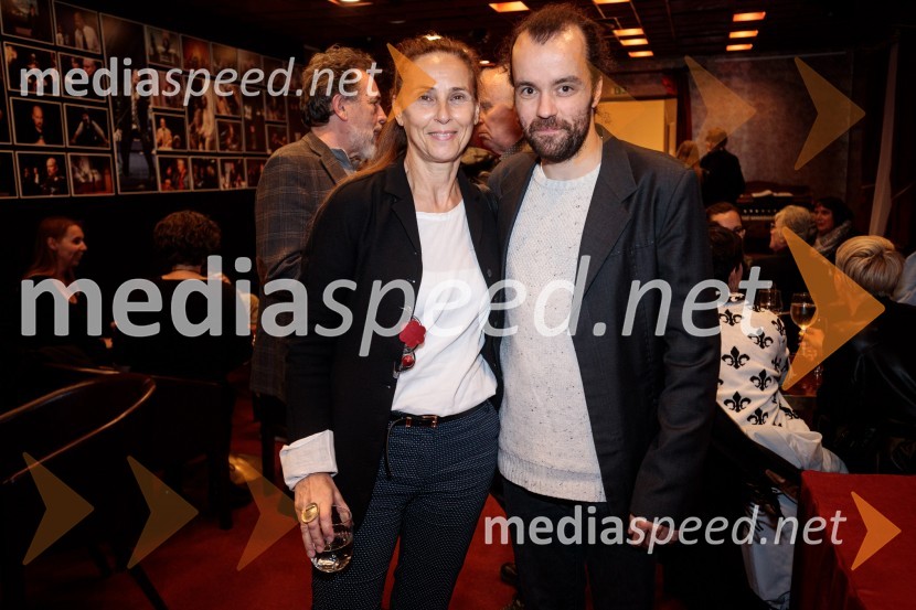  Lučka Počkaj, igralka;  Blaž Šef, igralecZaprta študija. »New Constructive Ethics«, premiera v Prešernovem gledališču Kranj