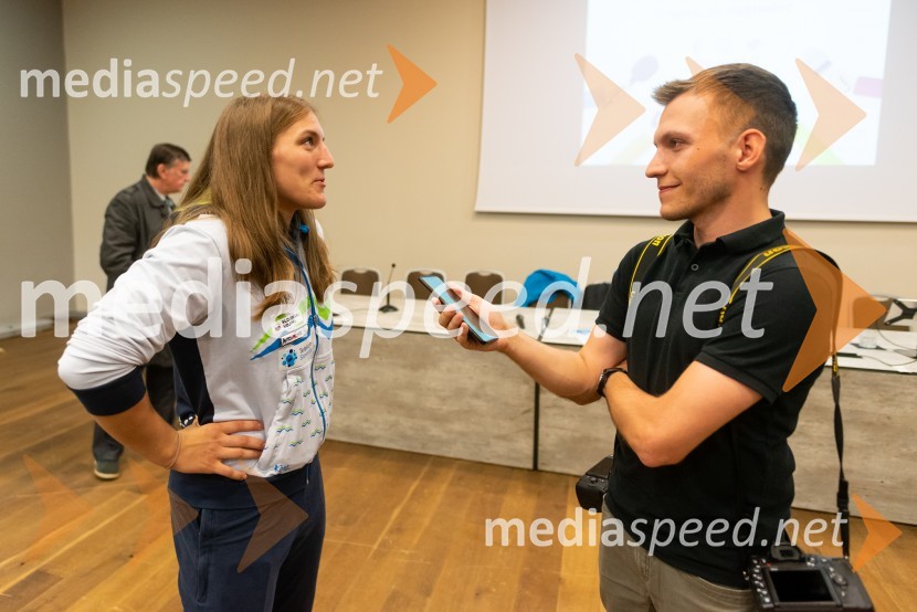  Andreja Leški, judoistka;  ... Novinarska konferenca Judo zveze Slovenije
