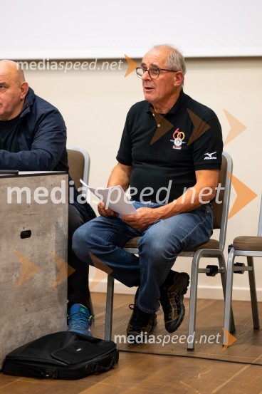 dr.med Franjo Murko, mestni svetnik Novinarska konferenca Judo zveze Slovenije