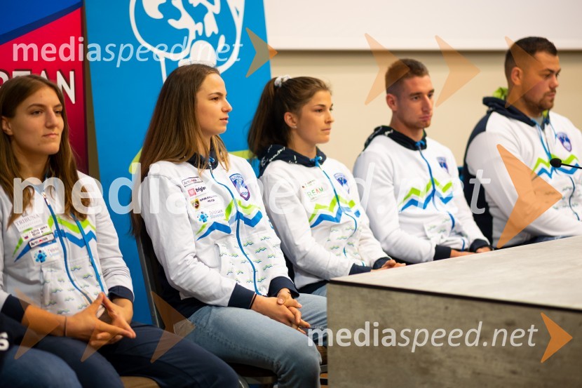  Andreja Leški, judoistka;  Kaja Kajzer, judoistka;  Maruša Štangar, judoistka;  David Štarkelj, judoist;  Vito Dragič, judoistNovinarska konferenca Judo zveze Slovenije