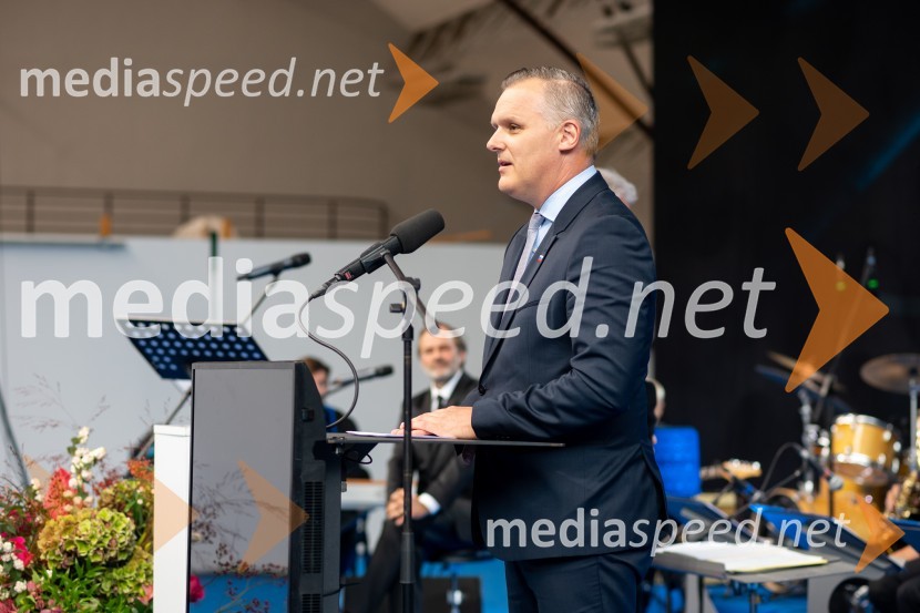 mag. Bojan Kumer, minister za infrastrukturoSlavnostni dogodek ob 70. obletnici družbe Dravske elektrarne Maribor