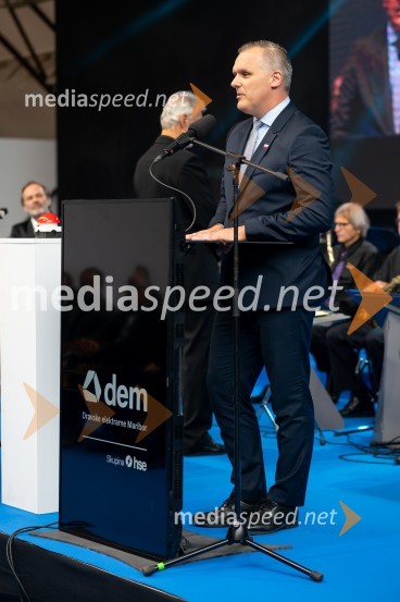 mag. Bojan Kumer, minister za infrastrukturoSlavnostni dogodek ob 70. obletnici družbe Dravske elektrarne Maribor