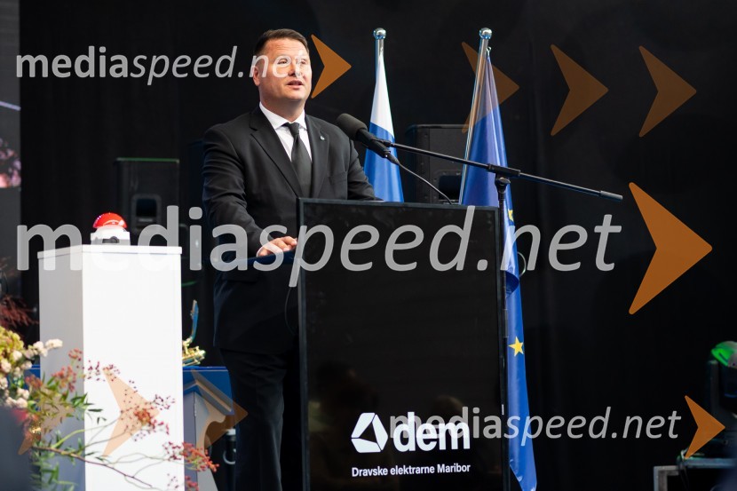 dr. Aleksander Brunčko, generalni direktor, DEMSlavnostni dogodek ob 70. obletnici družbe Dravske elektrarne Maribor