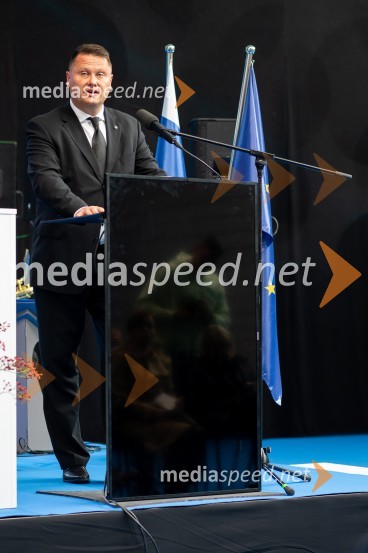 dr. Aleksander Brunčko, generalni direktor, DEMSlavnostni dogodek ob 70. obletnici družbe Dravske elektrarne Maribor