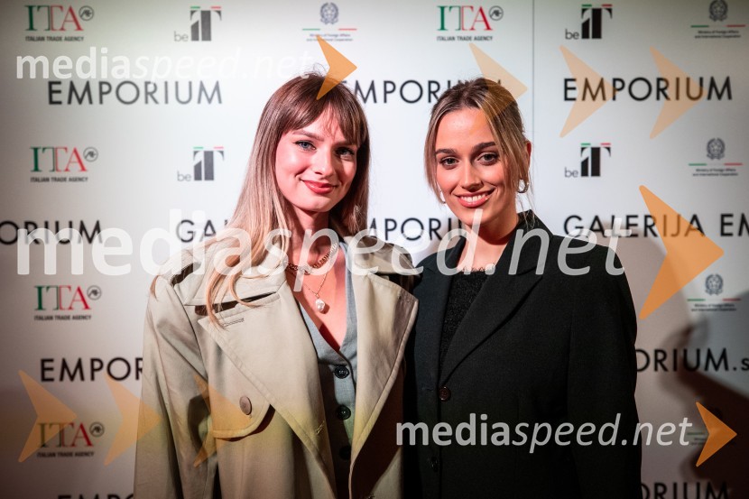  Anastasia Sergeeva;  Lara Begič, modna blogerkaJesenska modna revija Emporium