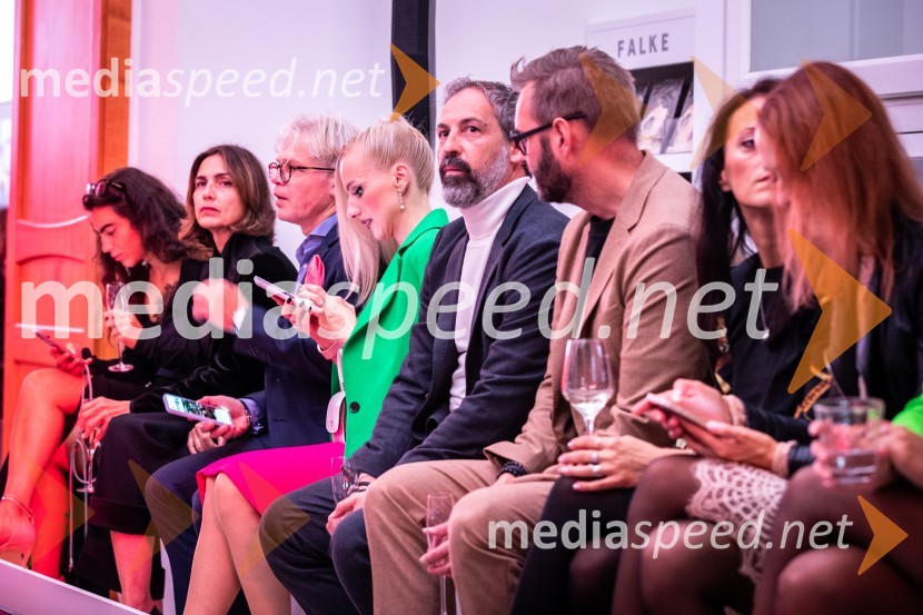  ... ;  ... ;  Matjaž Ambrožič;  Nika Ambrožič Urbas, modna kreatorka in ustanoviteljica modne znamke Marija Moderna;  ... ;  ... Jesenska modna revija Emporium