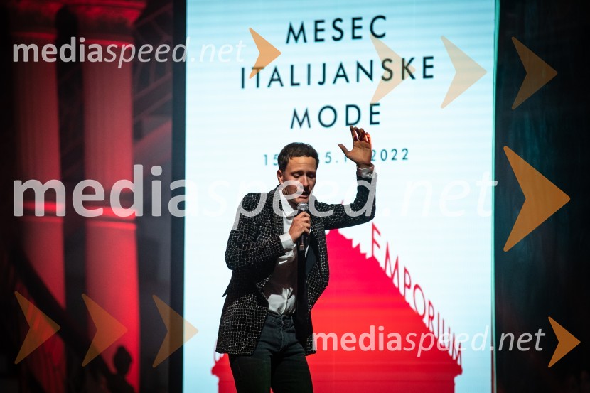  Klemen Slakonja, igralec, komik in TV voditeljJesenska modna revija Emporium