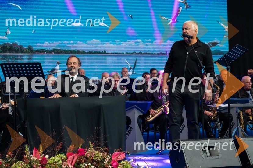  Jure Ivanušič, dramski igralec in glasbenik;  Zoran Predin, glasbenikSlavnostni dogodek ob 70. obletnici družbe Dravske elektrarne Maribor