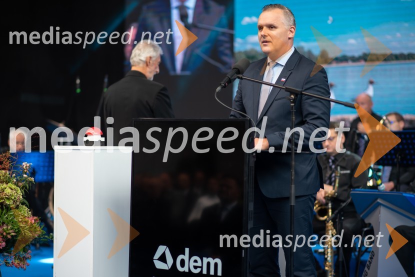 mag. Bojan Kumer, minister za infrastrukturoSlavnostni dogodek ob 70. obletnici družbe Dravske elektrarne Maribor