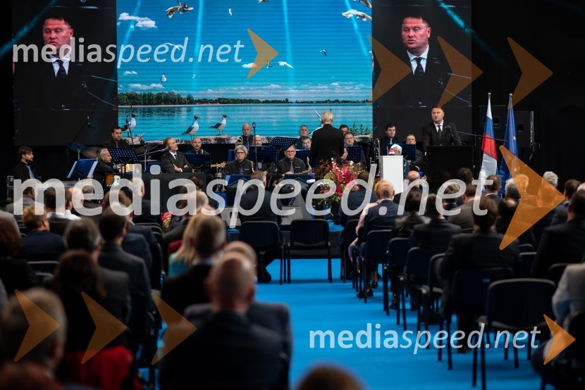 dr. Aleksander Brunčko, generalni direktor, DEMSlavnostni dogodek ob 70. obletnici družbe Dravske elektrarne Maribor