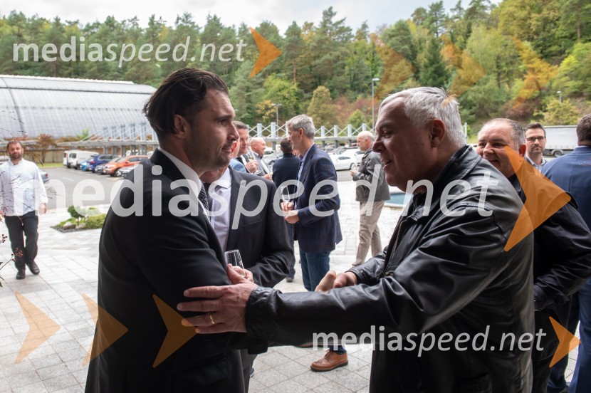 mag. Damjan Seme, direktor, Dravske elektrarne Maribor;  Zoran Predin, glasbenikSlavnostni dogodek ob 70. obletnici družbe Dravske elektrarne Maribor