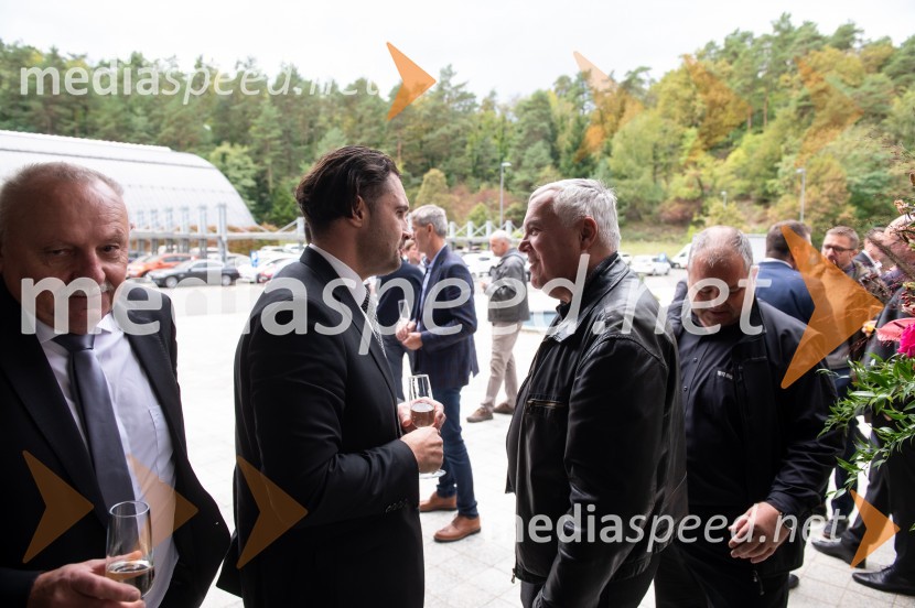 mag. Damjan Seme, direktor, Dravske elektrarne Maribor;  Zoran Predin, glasbenikSlavnostni dogodek ob 70. obletnici družbe Dravske elektrarne Maribor