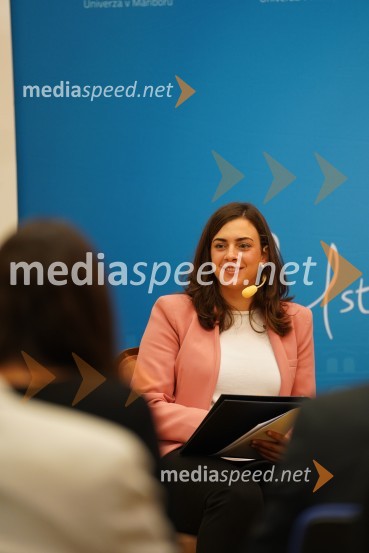 Obisk evropske komisarke Elise Ferreira na Univerzi v Mariboru