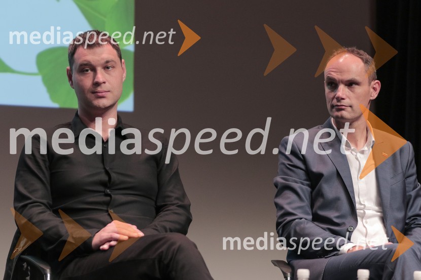  Miha Kordiš, poslanec Združene levice,  kandidat na predsedniških volitvah 2022;  Anže Logar, poslanec SDS, predsednik Ljubljanskega odbora SDS, kandidat na predsedniških volitvah 2022Soočenje predsedniških kandidatov v okviru Festivala za tretje življenjsko obdobje