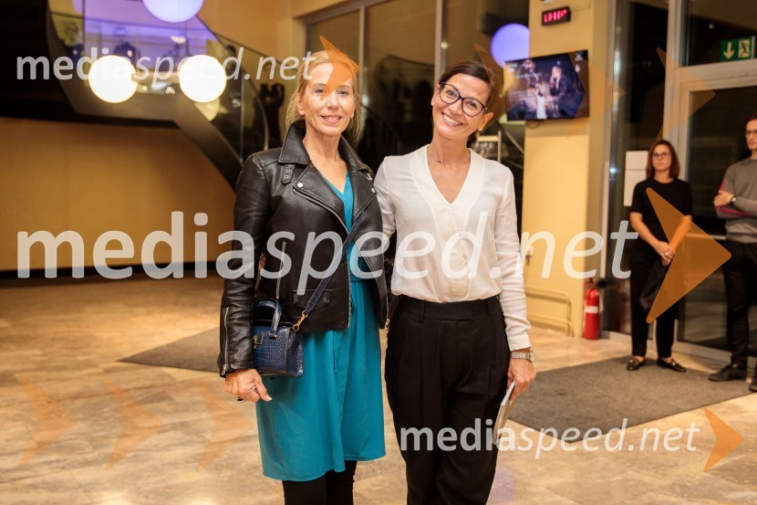  Vilma Štritof, dramaturginja, dramaturginja, Radio Slovenija;  Simona  Belle, služba za stike z javnostmi MGLŽabe, premiera poetične drame