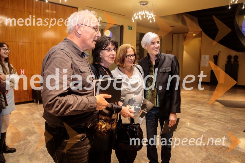  ... ;  Svetlana Makarovič, pisateljica;  ... ;  Tilen Oblak, asistent dramaturginjeŽabe, premiera poetične drame