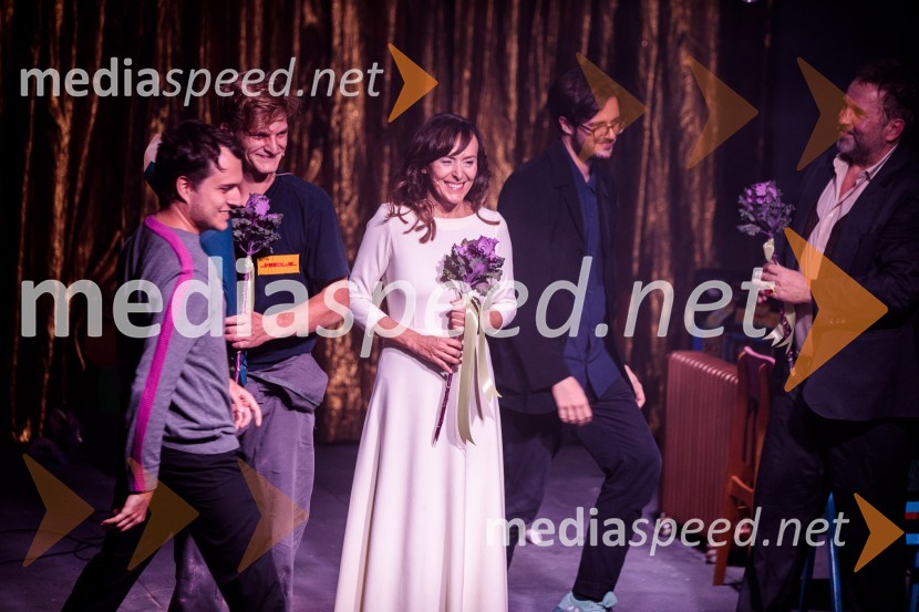  ... ;  Matevž Sluga, AGRFT;  Mirjam Korbar, igralka;  ... ;  Lotos Vincenc Šparovec, igralecŽabe, premiera poetične drame