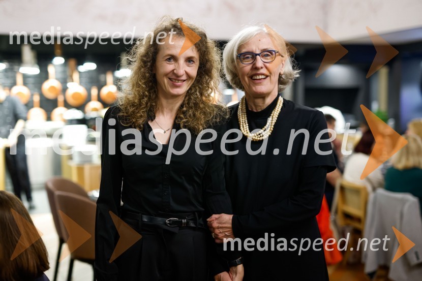  Polona Lovšin, vodja komunikacij, Riko d.o.o.;  Milena Mileva Blažić, političarkaPodelitev štipendij Škrabčeve ustanove za leto 2022