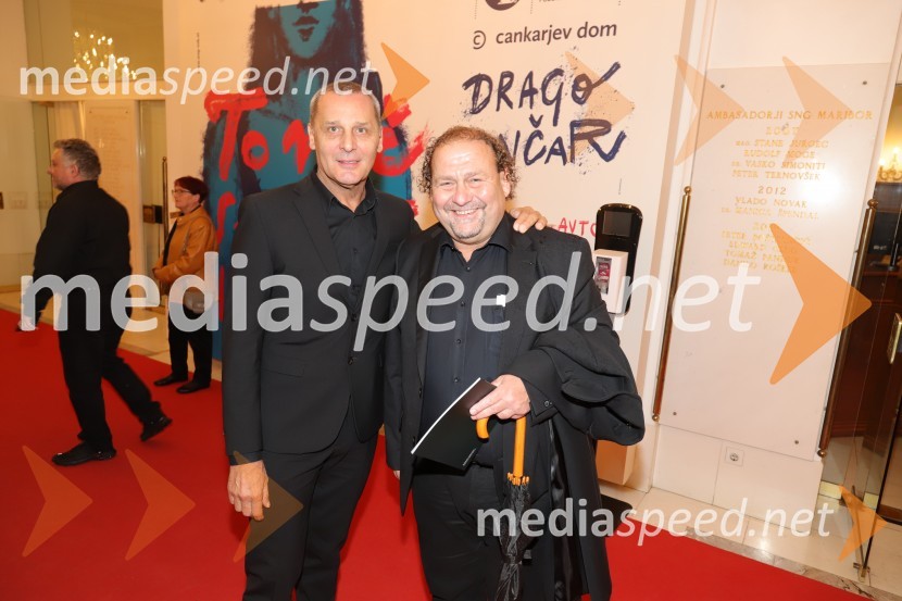  Danilo Rošker, direktor SNG Maribor;  Darko Brlek, direktor in umetniški vodja, Festival LjubljanaLa Gioconda, premiera opere v SNG Maribor