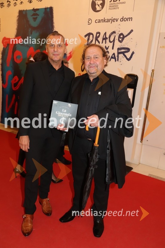  Danilo Rošker, direktor SNG Maribor;  Darko Brlek, direktor in umetniški vodja, Festival LjubljanaLa Gioconda, premiera opere v SNG Maribor