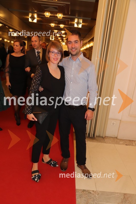  Alenka Špes, upraviteljica ključnih poslov v podjetju A1;  Mitja Špes, FactumeventLa Gioconda, premiera opere v SNG Maribor