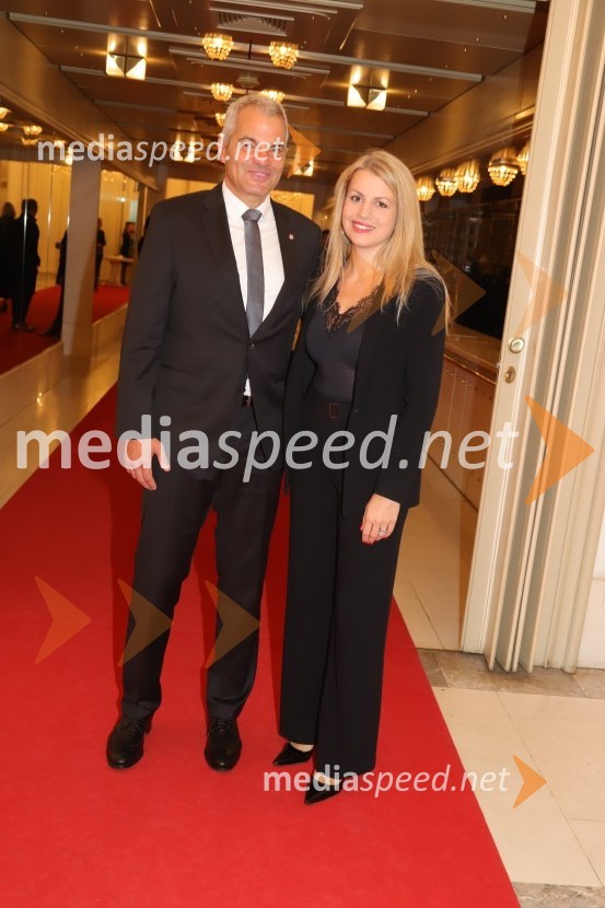 Aleksander Saša Arsenovič, župan, Mestna občina Maribor;  Katja Arsenovič, direktorica Rožmarin Hospitality GroupLa Gioconda, premiera opere v SNG Maribor