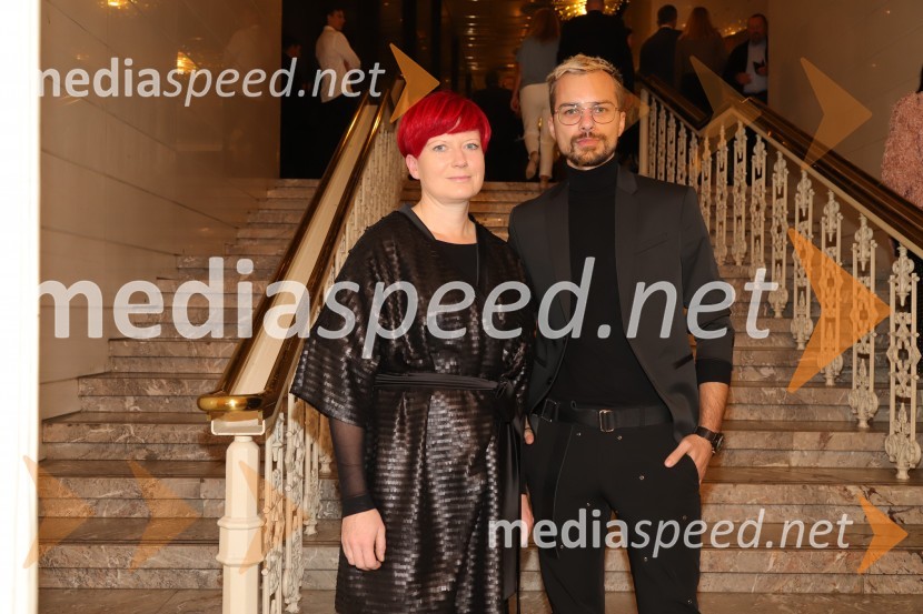  Valerija Grubelnik, Cvetličarna Grubelnik;  David Hojnik, modni oblikovalec DH fashionLa Gioconda, premiera opere v SNG Maribor