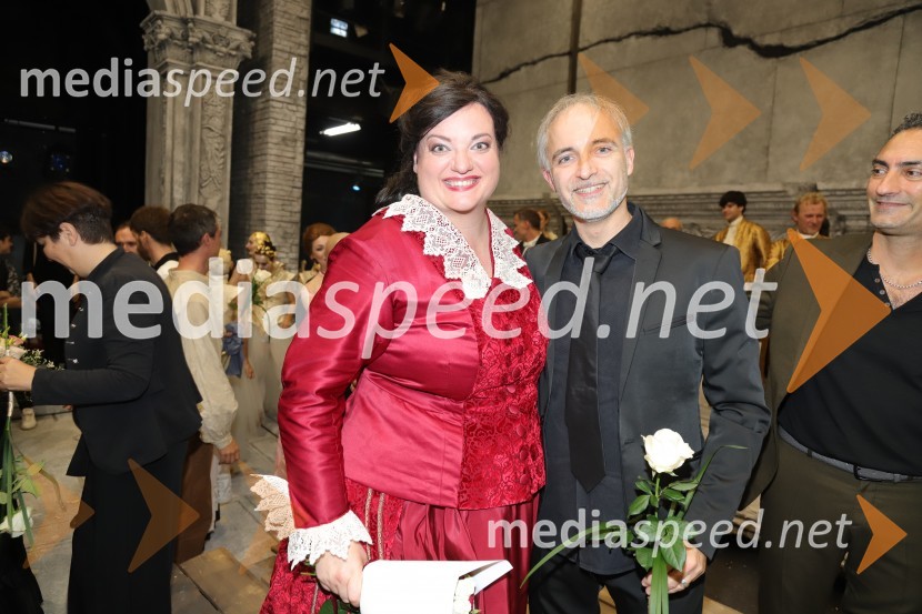  Rebeka Lokar, operna pevka;  Filippo Tonon, režiserLa Gioconda, premiera opere v SNG Maribor