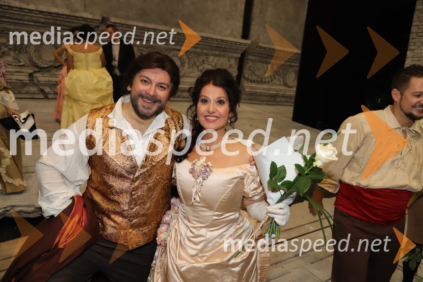  Ivan  Momirov, operni solist;  Irena  Petkova, operna pevkaLa Gioconda, premiera opere v SNG Maribor