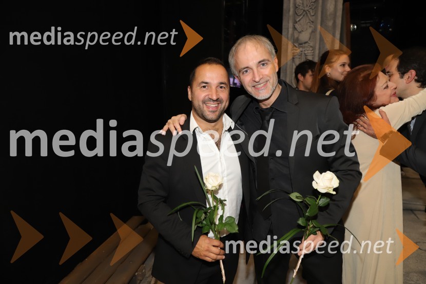  Tim Ribič, operni pevec, lastnik restavracije Miyabi, 1. tenor, Slovenski oktet;  Filippo Tonon, režiserLa Gioconda, premiera opere v SNG Maribor