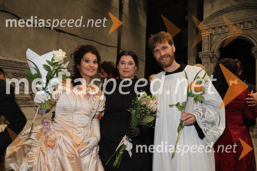  Irena  Petkova, operna pevka;  Dada Kladenik, pevka;  Jernej Luketič, pevec, igralecLa Gioconda, premiera opere v SNG Maribor