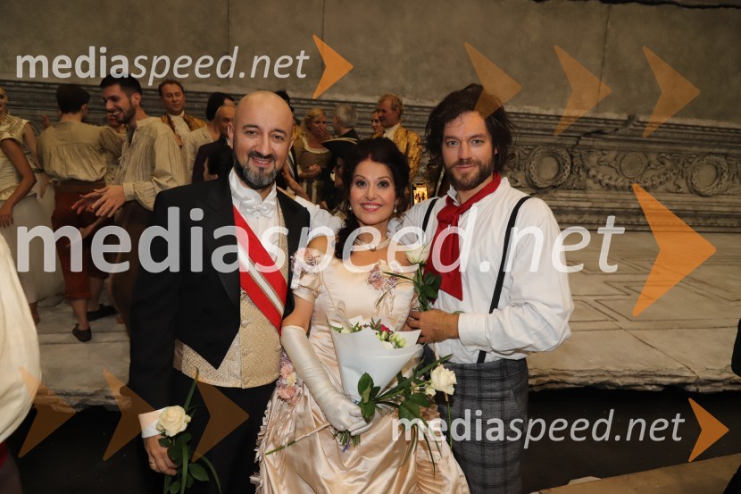  Dragoljub Bajić;  Irena  Petkova, operna pevka;  Luka  Brajnik, baritonistLa Gioconda, premiera opere v SNG Maribor