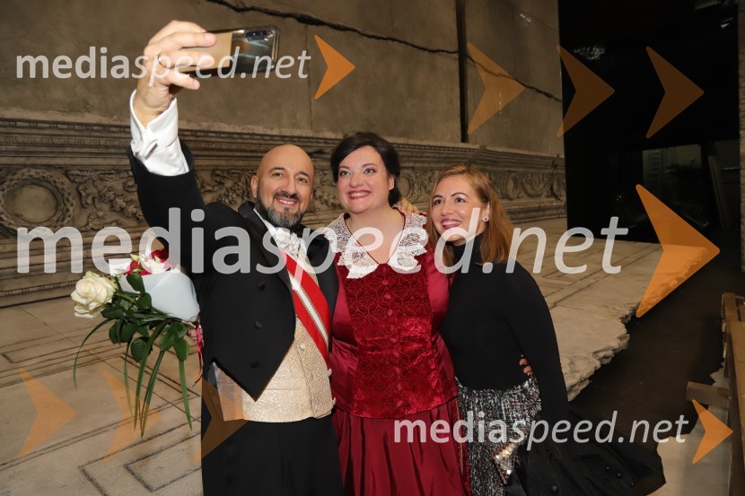  Dragoljub Bajić;  Rebeka Lokar, operna pevka;  Natalija Amina Bašić, pevkaLa Gioconda, premiera opere v SNG Maribor