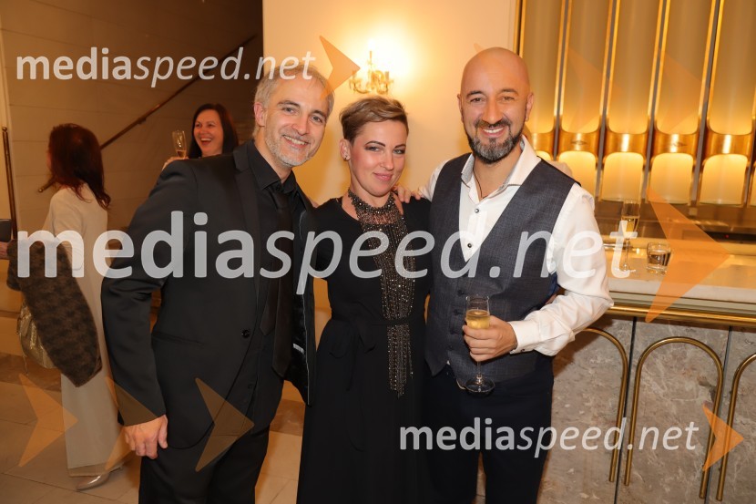  Filippo Tonon, režiser;  Suzana Rengeo, modna oblikovalka in kostumografinja;  Dragoljub BajićLa Gioconda, premiera opere v SNG Maribor