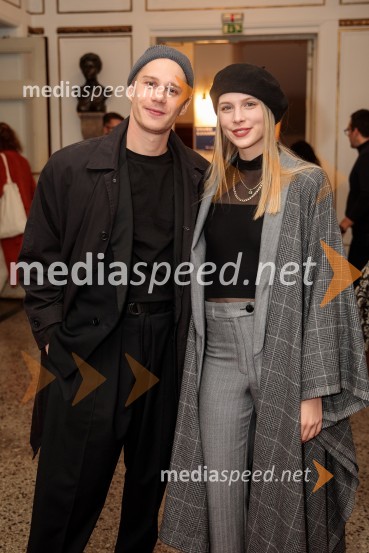  Timon Šturbej, igralec;  Klara Kuk, igralka, manekenkaPasji sin. Do koder te pusti veriga, premiera