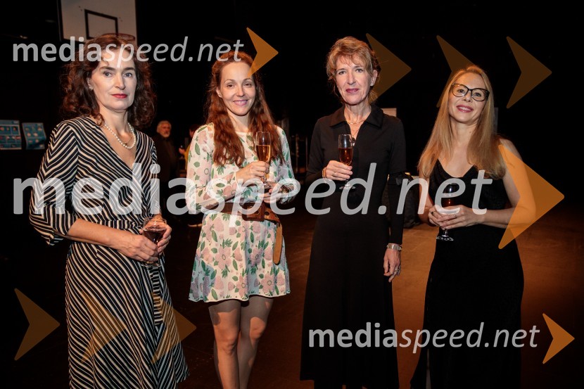  Saša  Pavček, igralka, Predsednica združenja dramskih umetnikov Slovenije, prejemnica Borštnikovega prstana;  Iva Babić, igralka;  Vesna Jurca Tadel, ravnateljice SNG Drama Ljubljana;  Saša  Mihelčič, igralkaPasji sin. Do koder te pusti veriga, premiera