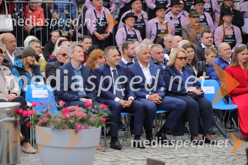  Robert Gorjak, vinska šola Belvin;  Jure Struc, direktor, Zavod za turizem Maribor;  Aleksander Saša Arsenovič, župan, Mestna občina Maribor;  Alenka Iskra, podžupanja Mestne občine Maribor za področje sociale, socialnega podjetništva, kulture in turizma ter društev in nevladnih organizacij36. svečana trgatev Stare trte, najstarejše trte na svetu