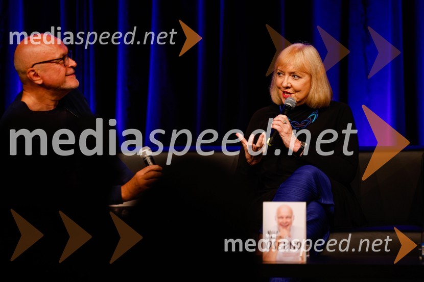  Miha Mazzini, pisatelj, kolumnist, scenarist; dr. Renata Salecl, filozofinja, sociologinjaMiha Mazzini: Osebno, predstavitev knjige v Cankarjevem domu