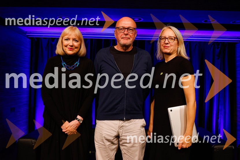 dr. Renata Salecl, filozofinja, sociologinja;  Miha Mazzini, pisatelj, kolumnist, scenarist;  Ksenija Horvat,  novinarka in voditeljicaMiha Mazzini: Osebno, predstavitev knjige v Cankarjevem domu