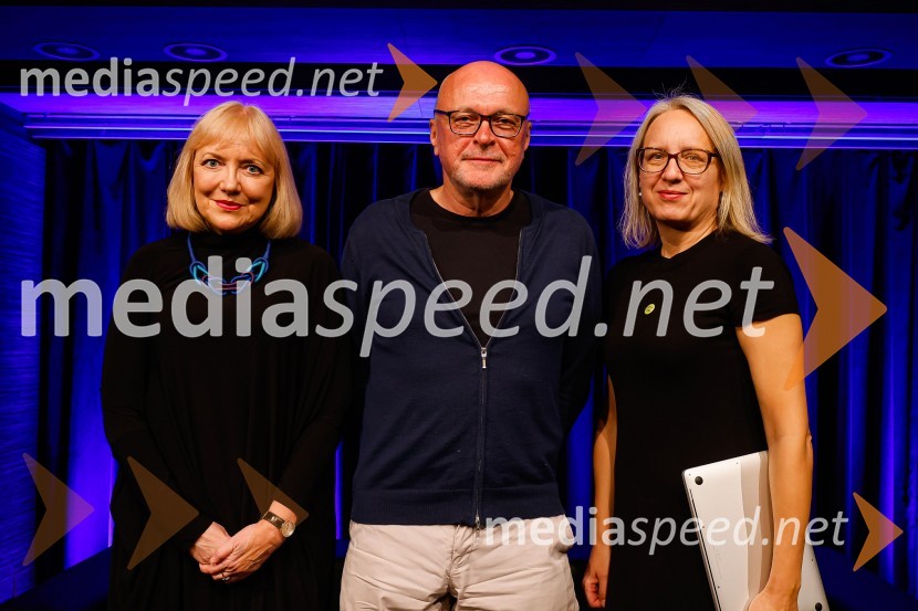 dr. Renata Salecl, filozofinja, sociologinja;  Miha Mazzini, pisatelj, kolumnist, scenarist;  Ksenija Horvat,  novinarka in voditeljicaMiha Mazzini: Osebno, predstavitev knjige v Cankarjevem domu