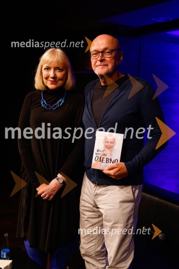 dr. Renata Salecl, filozofinja, sociologinja;  Miha Mazzini, pisatelj, kolumnist, scenaristMiha Mazzini: Osebno, predstavitev knjige v Cankarjevem domu